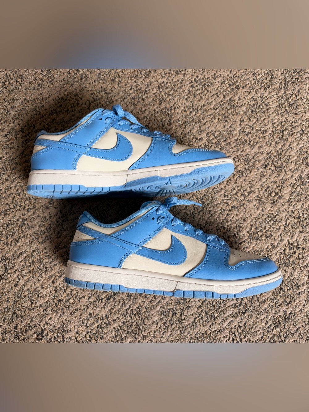 NIKE Men’s Dunk Low Retro Leather Low-Top Sneakers LIKE NEW